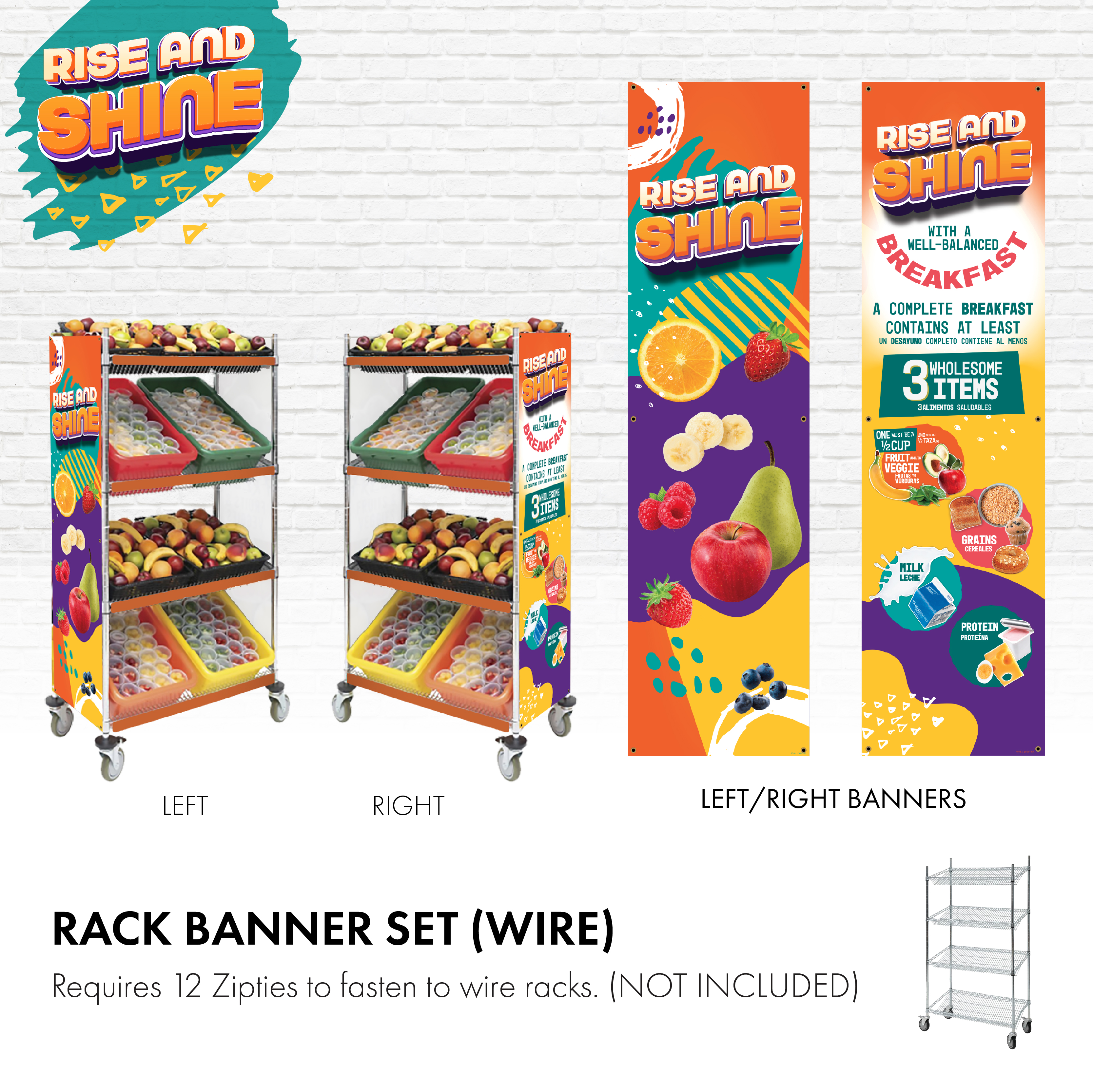 Rack Banner Set (Wire)